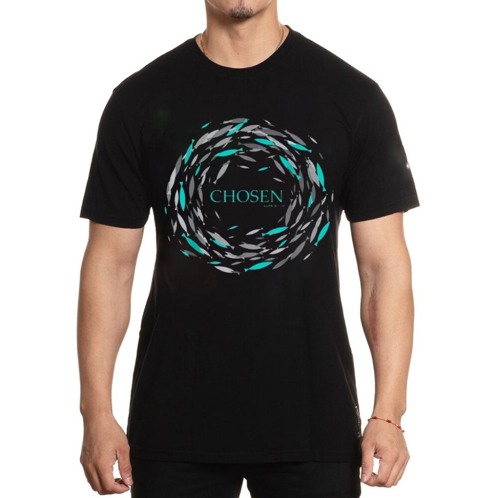 Chosen Fish Swim Against The Current Bible Christian T-Shirt
